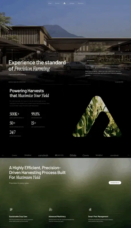 Acreage, Agriculture website template