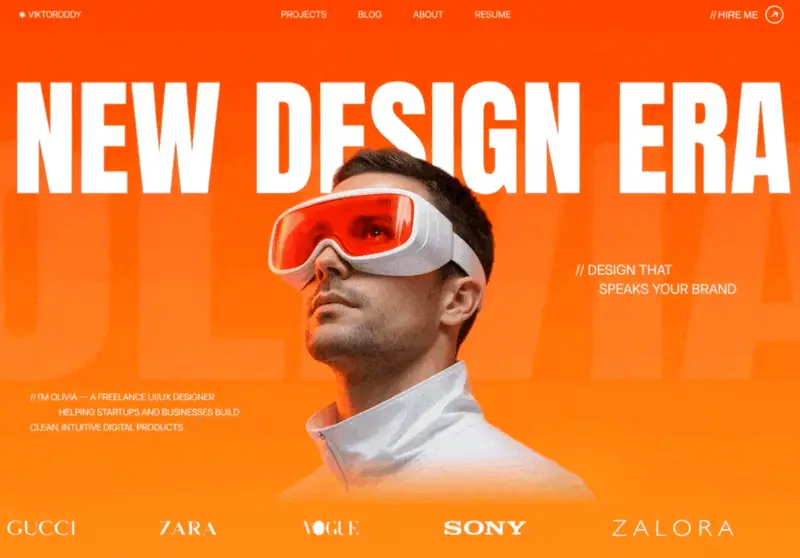 Bold Folio, Portfolio website template