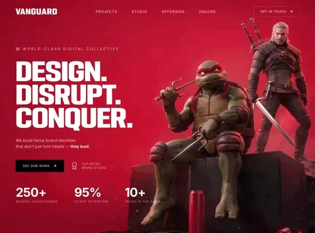 Cobalt, Fintech website template